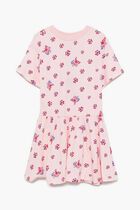 Floral Logo Print Dress