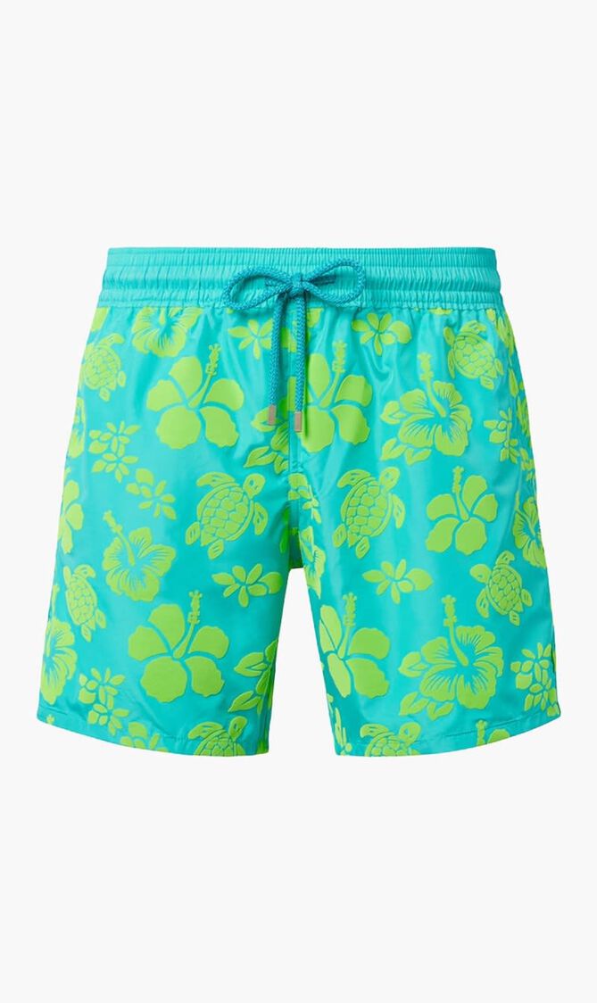 Mahina Printed Swim Trunks
