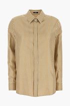 FORMAL SHIRT PINSTRIPE CHAIN ON RESPONSIBLE SILK TWILL