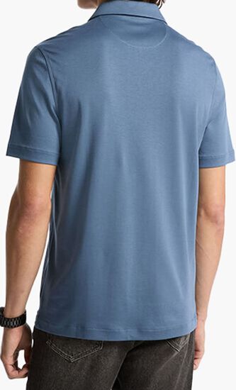 Cotton Half-Zip Polo Shirt