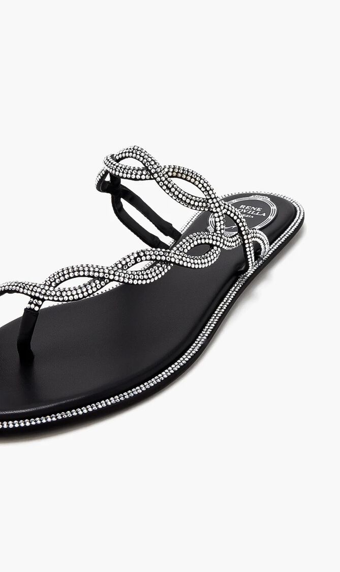 BLACK SATINCRYSTAL STRASS