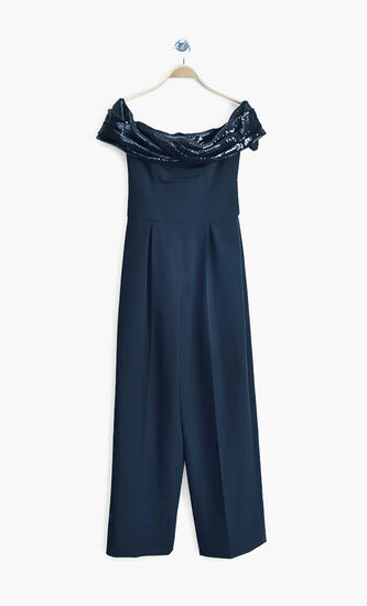 Drape Neck Jumpsuit