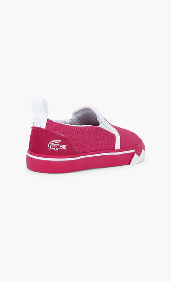Gazon Croco Contrast-colour Canvas Slip-ons