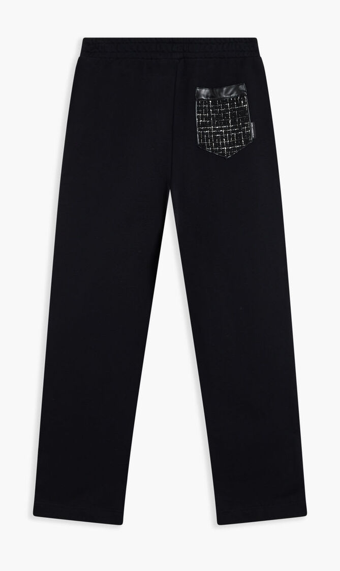 BOUCLE POCKET SWEATPANTS