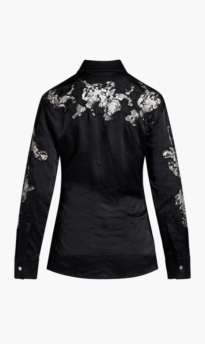 Satin Lace Shirt