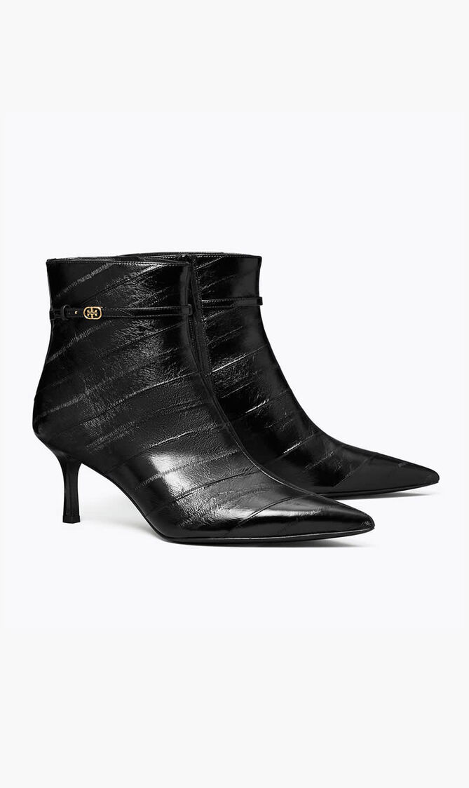 Double T Buckle Ankle Boot