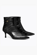 Double T Buckle Ankle Boot