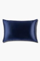 NAVY QUEEN ZIPPERED PILLOWCASE