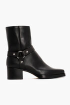 Rider Flat Ankle Boots