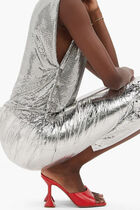 LUPITA SLIPPER OSTRICH SUNSHINE 95 MM CL HEEL