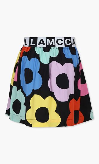 floral-print skirt