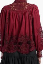 BERRY GARDEN GUIPURE BLOUSE