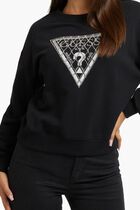 LS GUESS CRYSTAL MESH PULLOVER