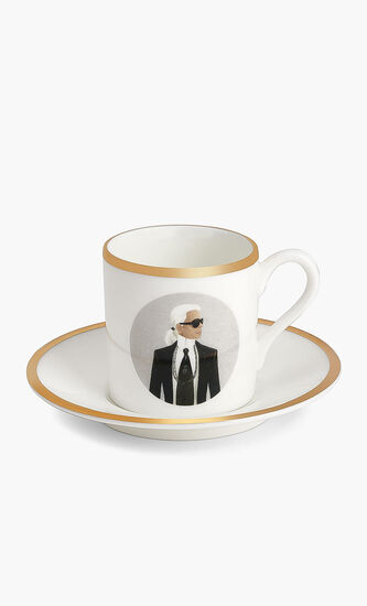 Karl Espresso Cup & Saucer