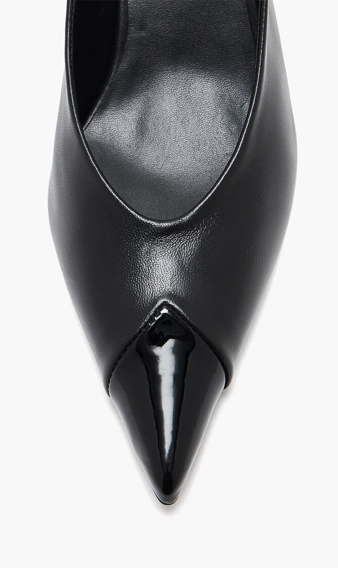 Leather Slingback Pumps