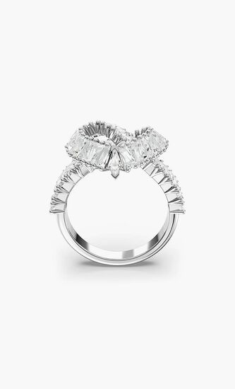 SJC MATRIX RING HRT WOVEN WHI/RHS 52 MM