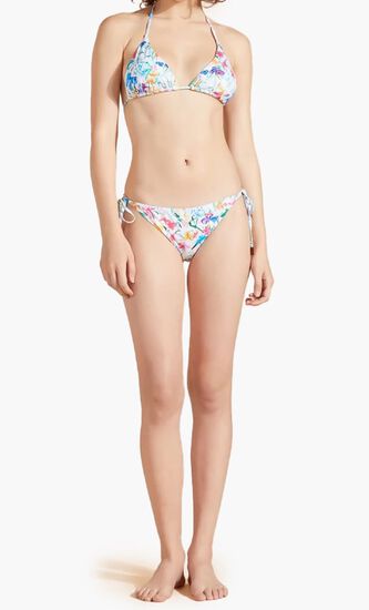 Happy Flowers Mini Brief Bikini Bottom