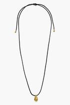 Savi Ridge Droplet Pendant Cord Necklace