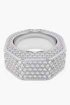 SJC DEXTERA RING OCT FULL PAVE CRE/RHS 58 MM