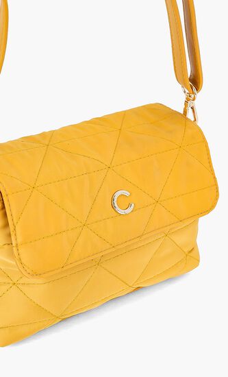 Stitch Design Crossbody Bag