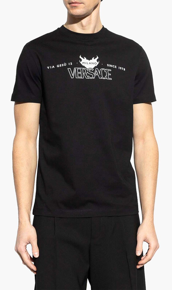 Printed Cotton Jersey T-Shirt