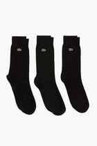 Ribbed Cotton High Socks