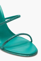 Jeweled Cleo Emerald Heels