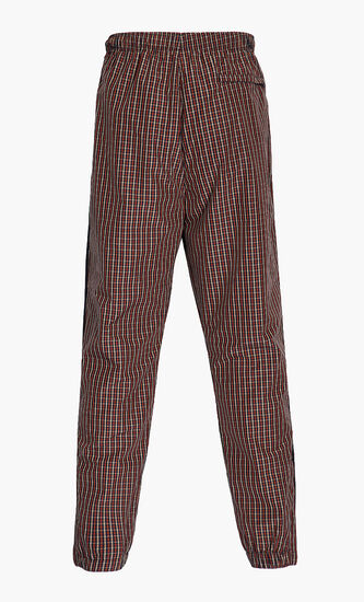 Gingham Check Track Pants