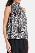 BROOKE TOP BLACK AND WHITE HEART