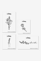 Floral Collection Tattoo Bath Accessories
