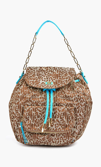 Leopard Print Backpack
