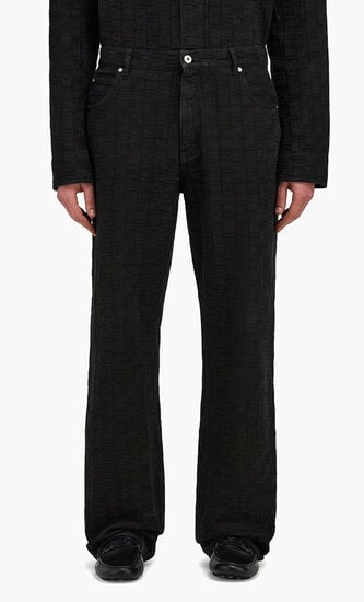 Monogram Five Pocket Trousers