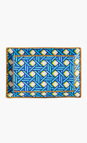 Basketweave Rectangle Tray