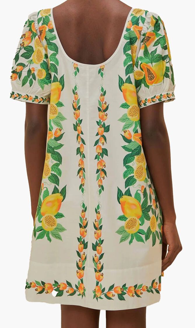 Salad Scarf Mini Dress