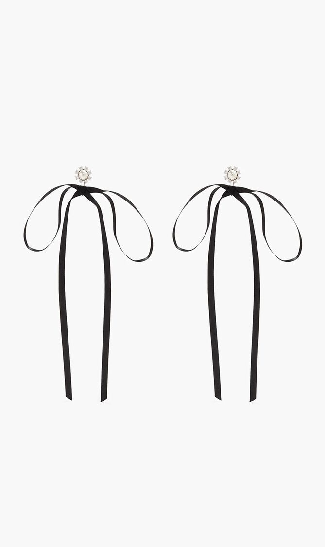 Bow Ribbon Stud Earrings