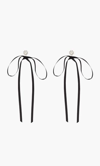 Bow Ribbon Stud Earrings