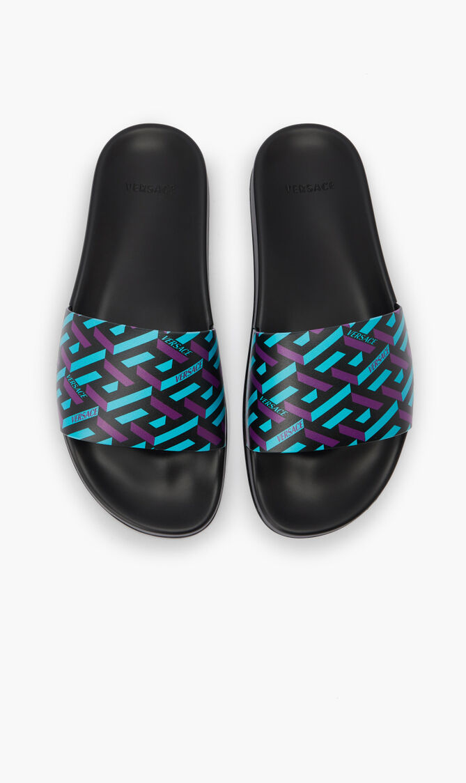 Buy VERSACE Pool Slide Gomma St.La Greca for AED 495.00 
