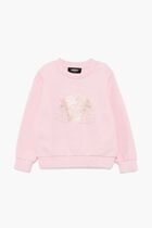SWEATSHIRT FLEECE + MEDUSA RAYS PRINT