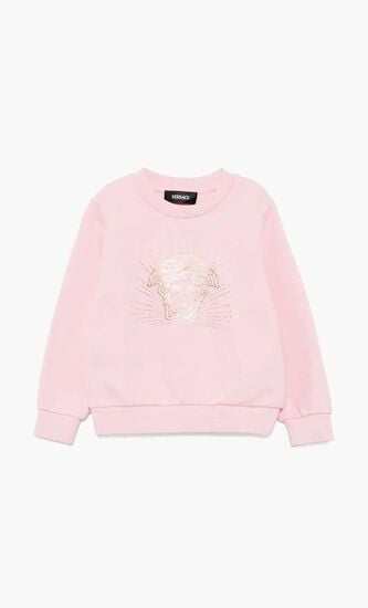 SWEATSHIRT FLEECE + MEDUSA RAYS PRINT
