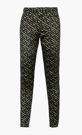 La Greca Print Leggings