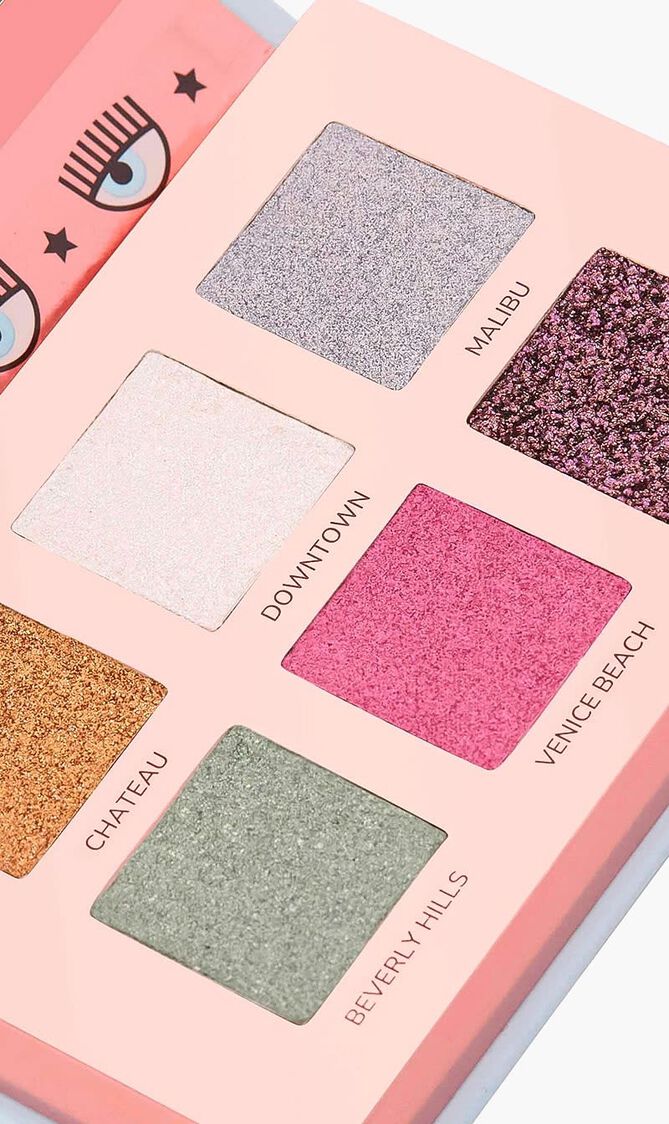 CHIARA FERRAGNI LOS ANGELES EYESHADOW KIT 6 COLORS