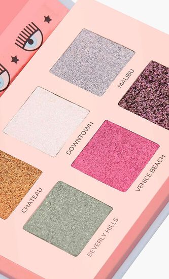 CHIARA FERRAGNI LOS ANGELES EYESHADOW KIT 6 COLORS