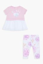 T-shirt With Interlock Set
