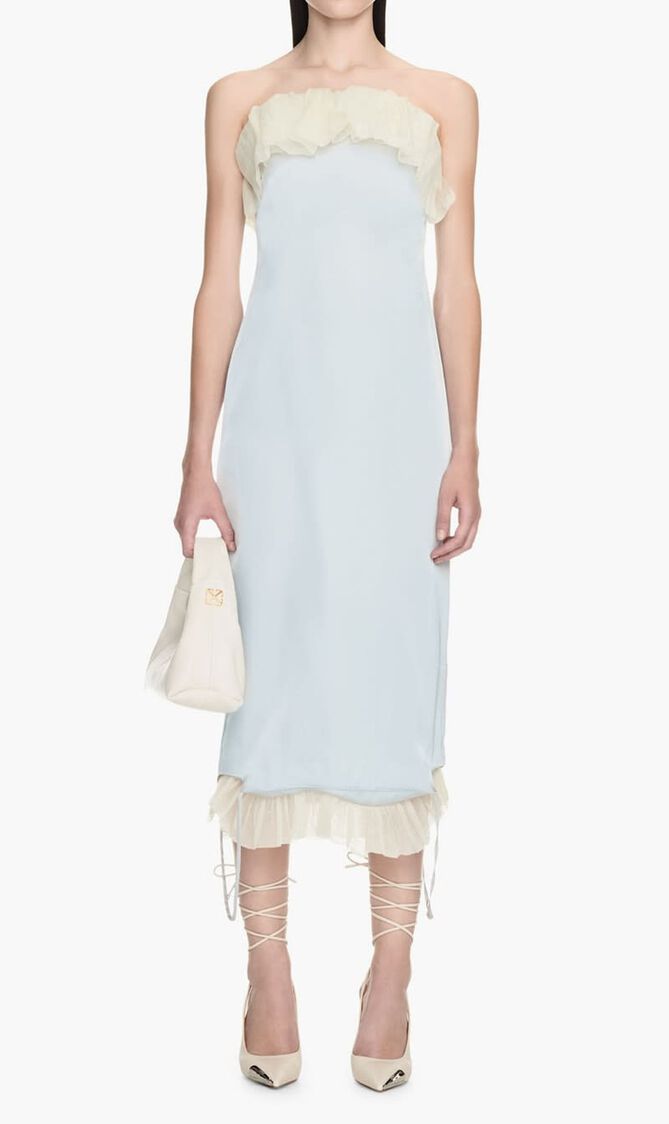 FLUID CU UPSIDE DOWN DRESS ARTIC ICE COC