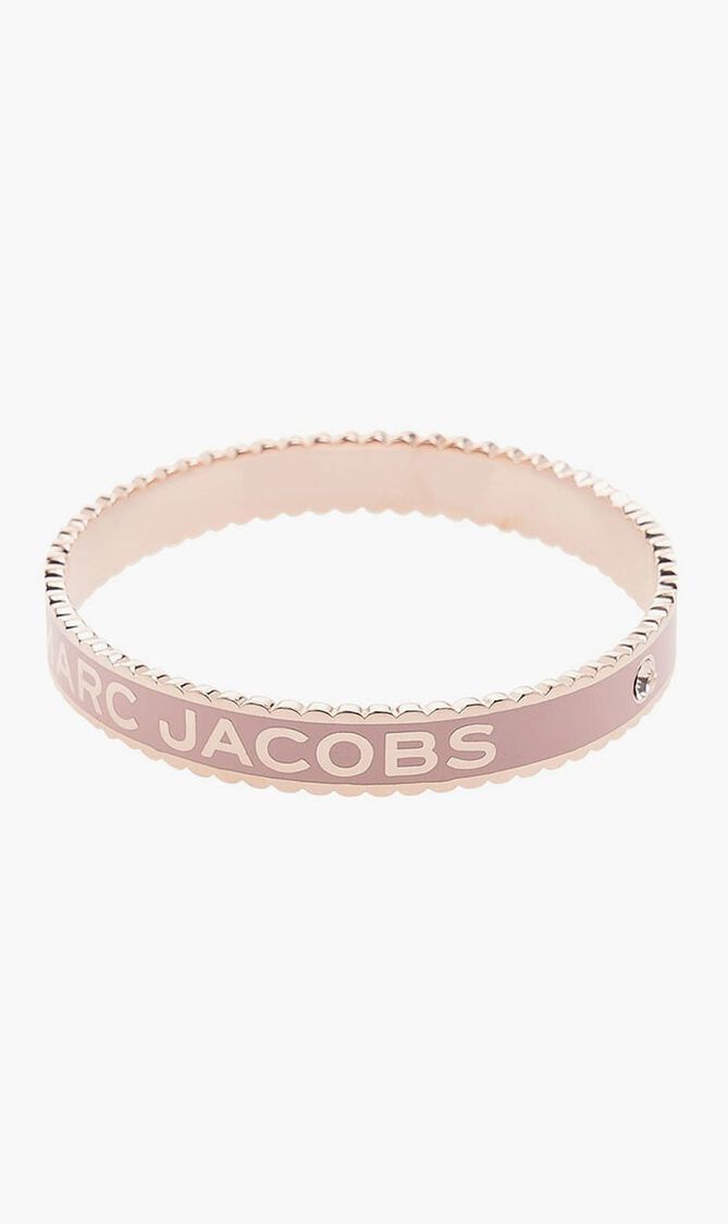 The Medallion Scalloped Bangle Bracelet