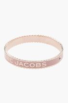 The Medallion Scalloped Bangle Bracelet