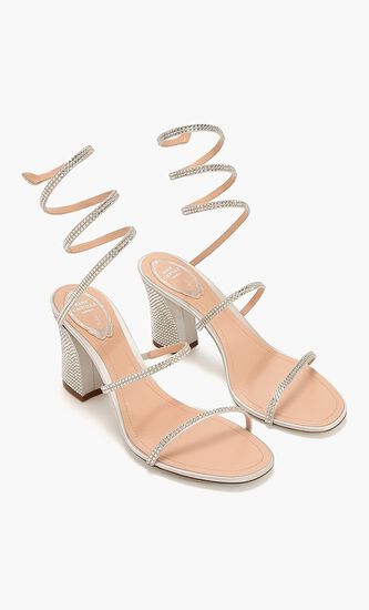 Grey Satin/C.Silver Shade Strass