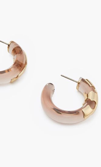 Resin Hoop Earrings