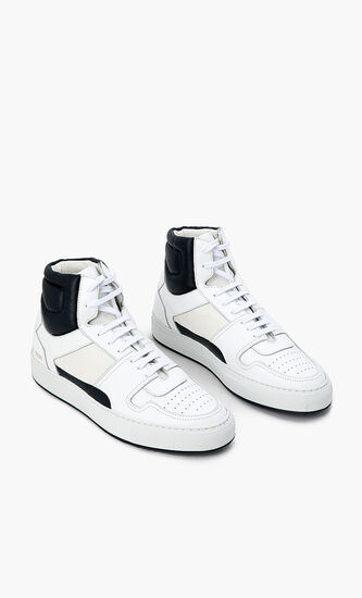 Paneled High-top Sneakers