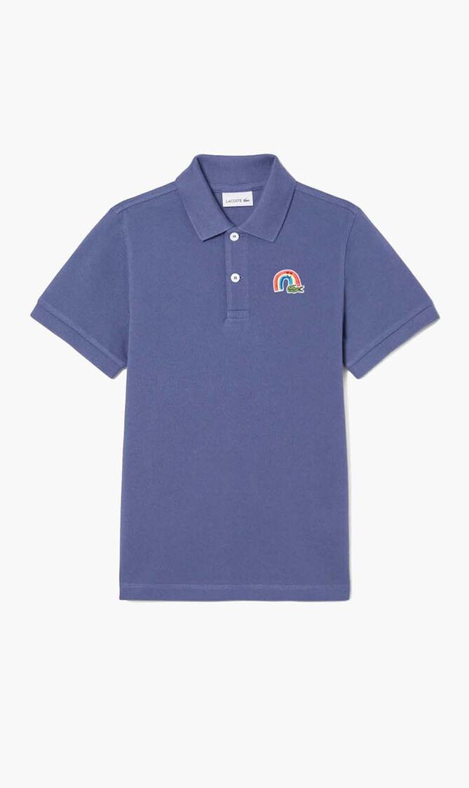 Embroidery Accent Petit Pique Polo Shirt